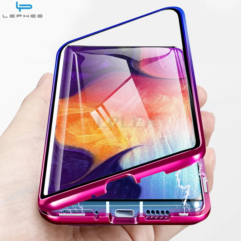 

Case For Samsung Galaxy S8 S9 S10 Plus S10E Note 8 9 Case Cover Magnetic Adsorption Metal Case on for Samsung S10 Lite S10 Plus