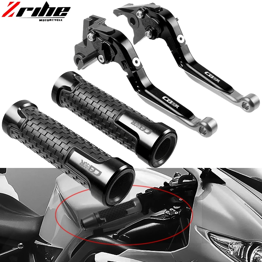 

Motorcycle Accessories Brake Clutch Levers Handlebar grip Handle Hand Grips For Honda CB190R CB 190R CB190 R 2015-2018 2016 2017