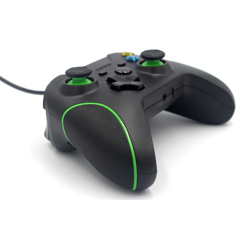 Controle com fio para Xbox one, GENAI com dupla vibração Controlador de  Jogos com fio Xbox One, Controlador de joystick USB, Gamepad com Macaco de