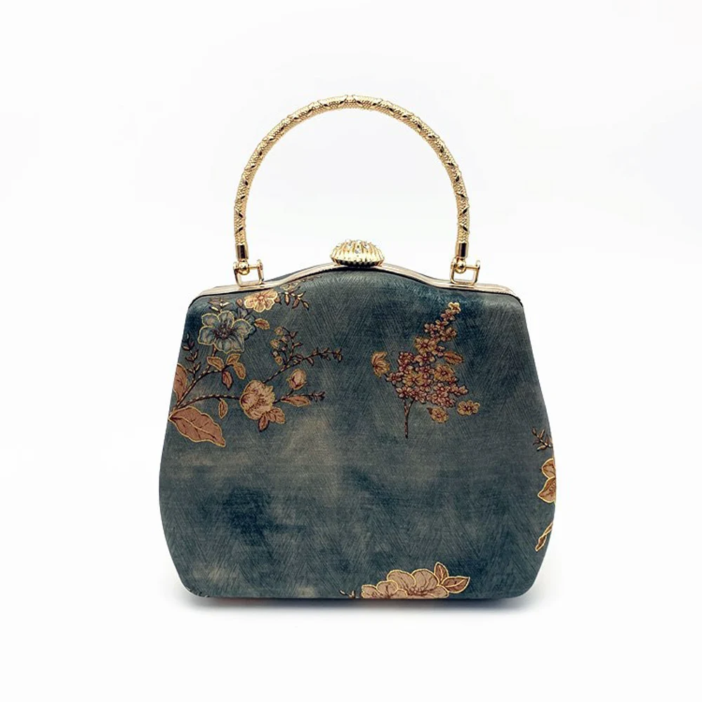 CORIOS Avond Clutch Bag voor Vrouwen Vintage Kralen Pailletten Handtas Bruids Bruiloft Portemonnee, Wijn Rood, Large