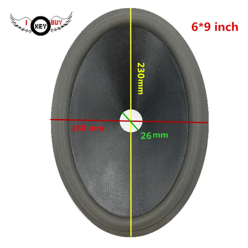 Accesorios para altavoces de 6x9 cono de papel de 230MM, 160 MM, 6x9 pulgadas, piezas reparables, borde de espuma envolvente para altavoz, 2 uds.|Altavoces de agudos| AliExpress