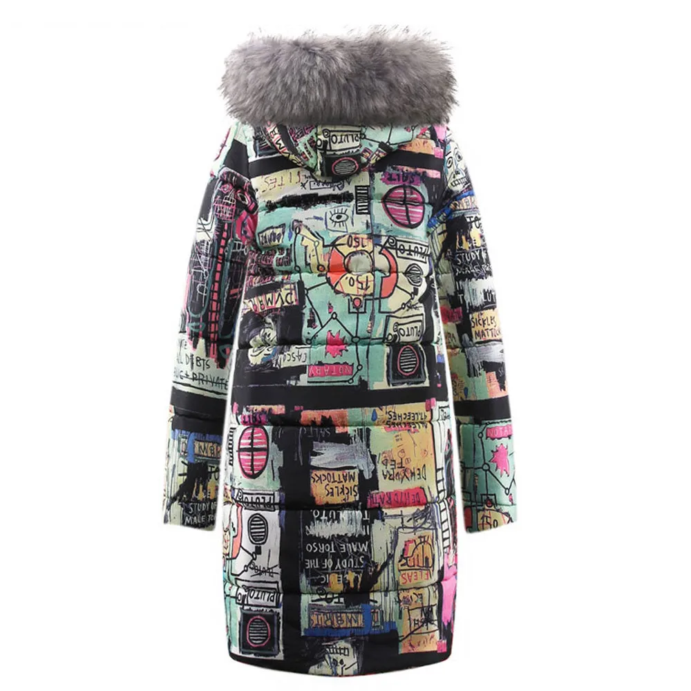 New Winter Jacket Women Cotton Parka Casual Thicker Coat Ultra Light Down Coat Zippers Long Fashion Warm Female Outwear 111#4