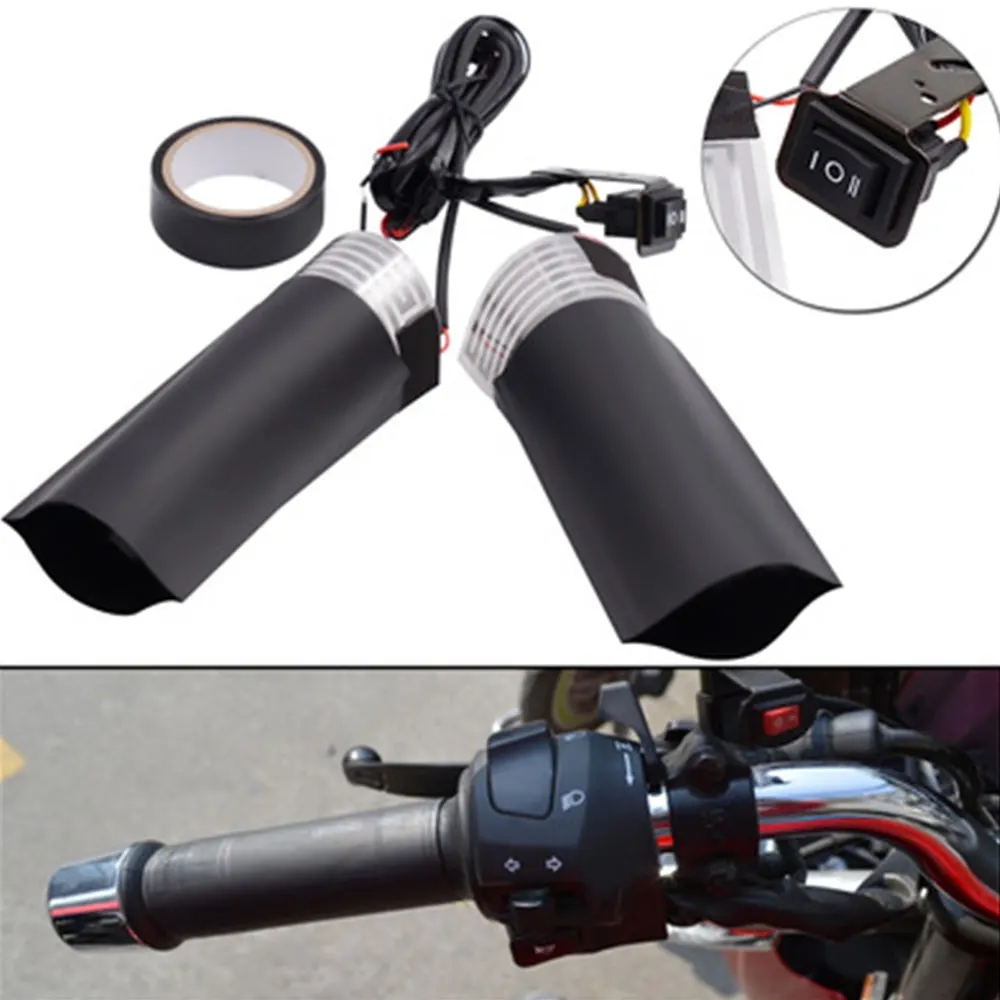 Universal Heated Grips Inserts Handlebar Hand Warmers Fits Grip ATV Motorcycle Electric | Автомобили и мотоциклы