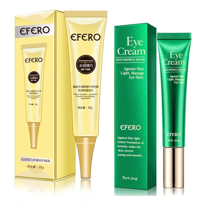 

EFERO Anti-Aging Eye Cream Remove Dark Circles Puffiness Lighten Fine Lines Whitening Moisturizing Eye Cream for Eye Care