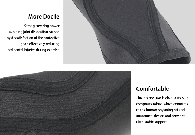 1 Pair Squat 7mm Knee Sleeves Pad Support Men Women Gym Sports Compression Neoprene Knee Protector For CrossFit Weightlifting