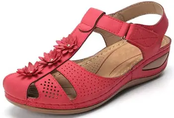 

YEELOCA 2020 Woman Heels Sandals Chaussures a001 Femme Soft Bottom Platform Sandals Gladiator Casual Shoes KZ0PM2