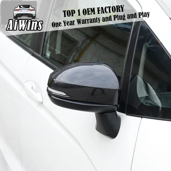 

Car Styling ABS Car Side Door Rear View Mirror Shell Cover Cap For Honda Fit 2014-2018 Car Accessories