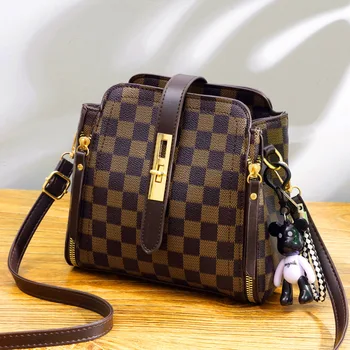 

2018 Autumn and Winter New Women's Bag Korean Fashion Shoulder Bag Trend Oblique Handbag Casual Bag Cross-Border One-Piece Hair