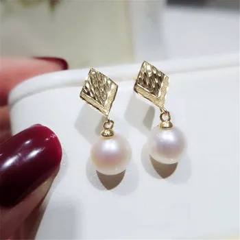 

NEW ARRIVAL 925 Sterling Silver Earrings Mountings Findings Settings Jewelry Parts Fittings Accessories for Pearls Beads Stones
