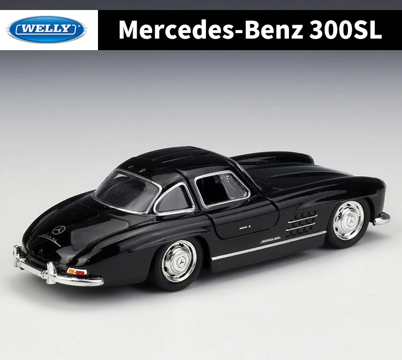 Модель литая автомобиля WELLY 1:36 Классическая модель Mercedes Benz 300SL автомобиль с