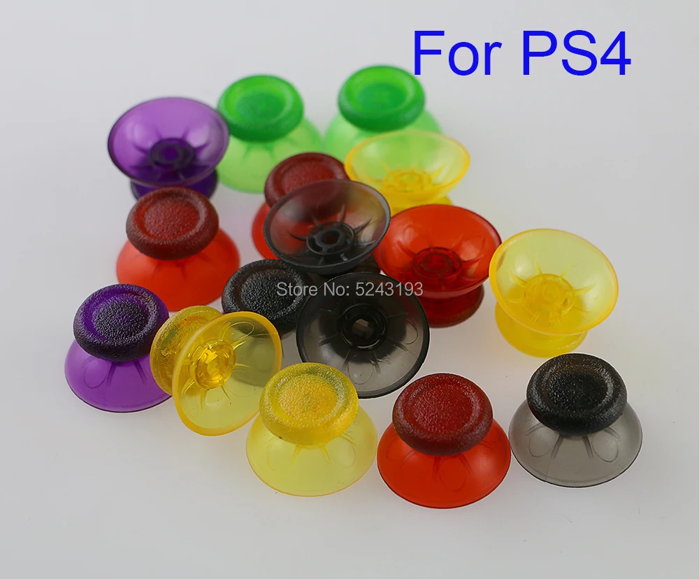6 шт. прозрачные 3d аналоговые колпачки для джойстика контроллера Sony Play Station Dualshock 4