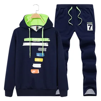 

Youth Autumn Long-sleeved Sweater Sports Suit Student Boy Casual Clothes Suit