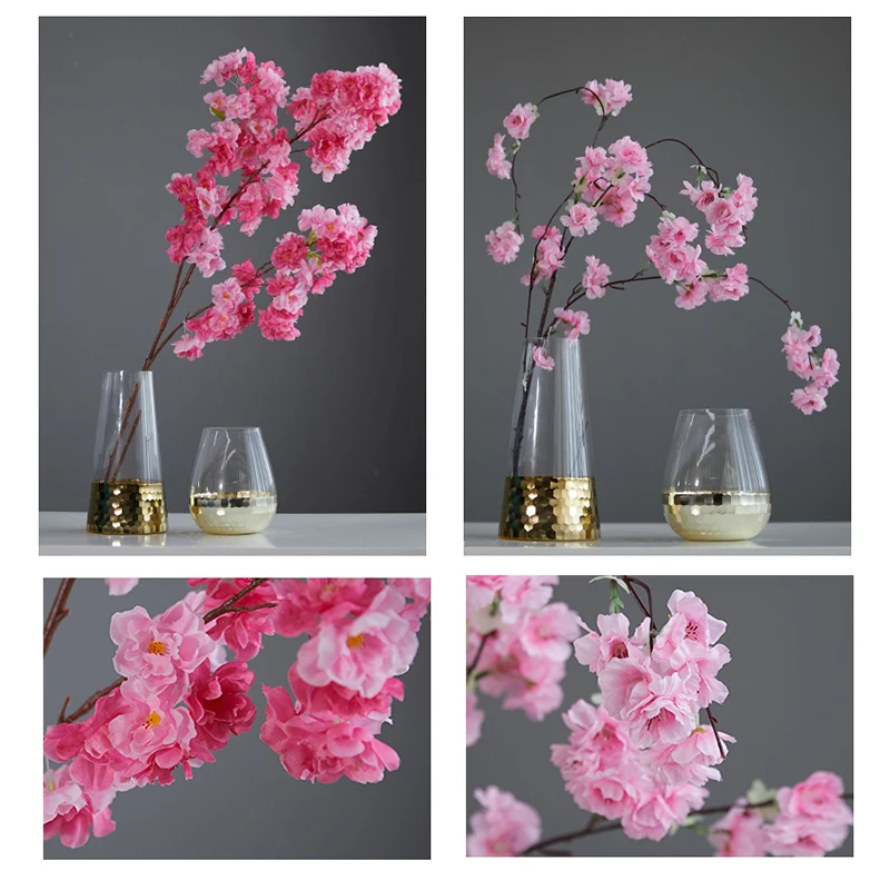 Cherry Blossom Tree Artificial Flowers 120cm Silk Decoration