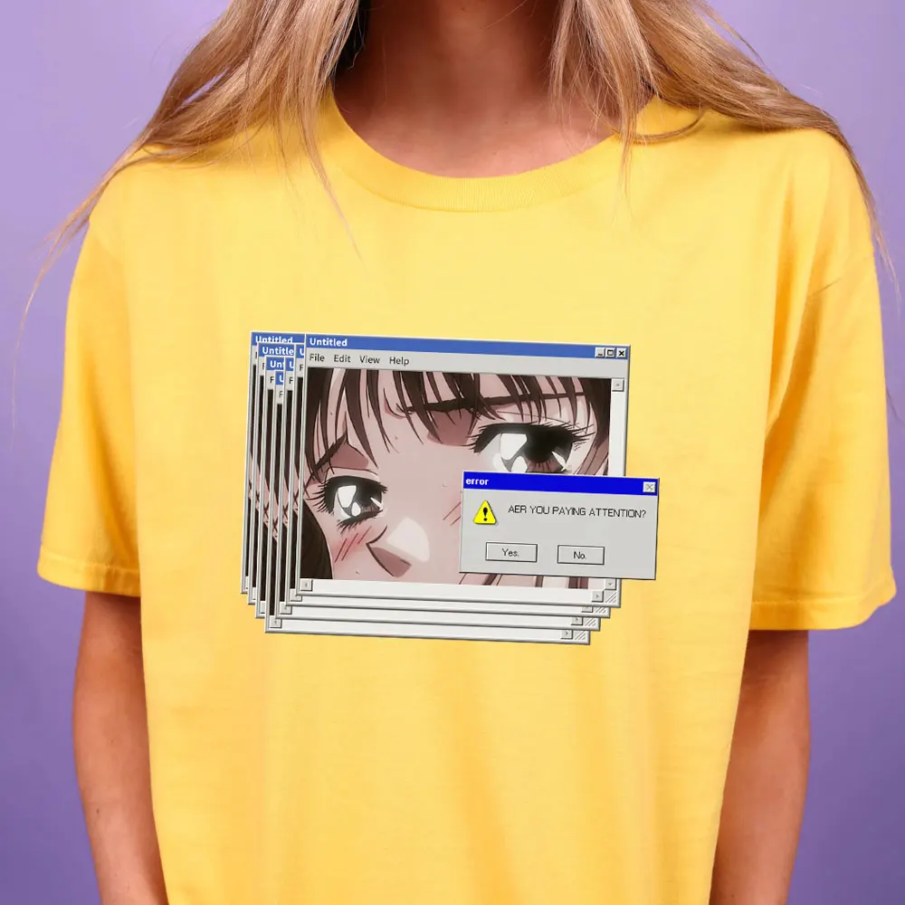 

Аниме глаза Kawaii 90s эстетический Harajuku футболка для женщин милые негабаритных Японская уличная одежда, футболка, топы, кепки, кепки в стиле гранж одежда