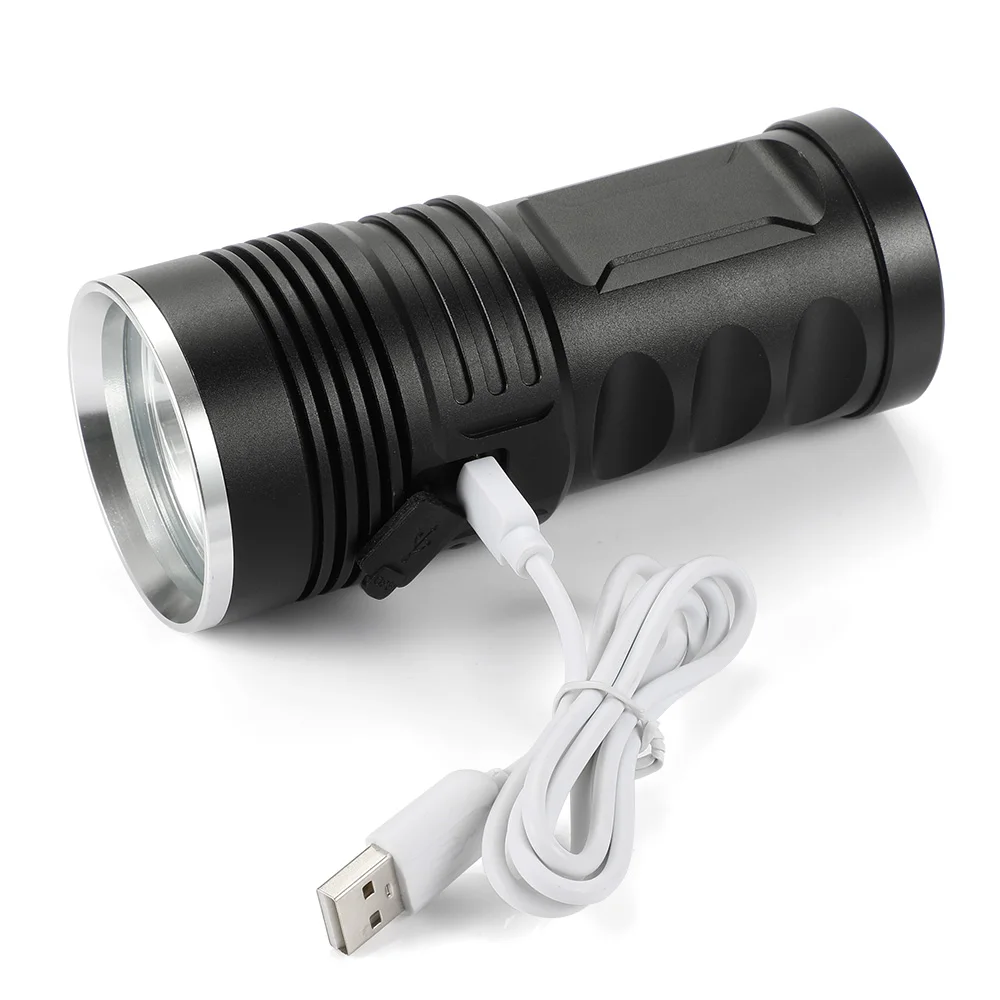 LED 전술 손전등, 휴대용 방수 토치, 매우 밝은 손전등, 3 가지 모드 캠핑 램프, 3x XHP50, 신제품