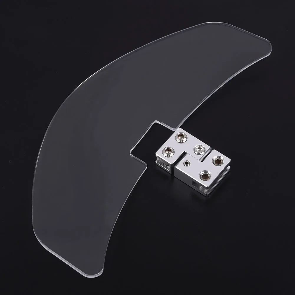 Motorcycle Clip-On Windscreen Shield Extension Spoiler Air Deflector Universal