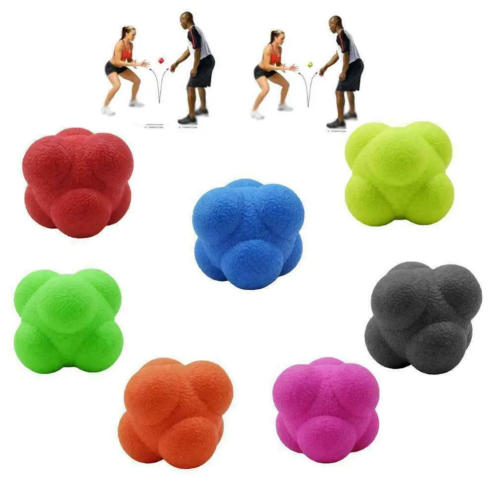 Fitness Sport Reaction Ball Silicone Agility Coordination Reflex Exercise Sports Training | Спорт и развлечения