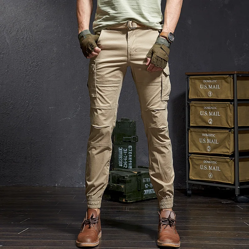 Tactical pants Fashion Slim Camouflage Casual Tactical Cargo Pants Male Streetwear Harajuku Joggers Men Clothing Camo Trousers