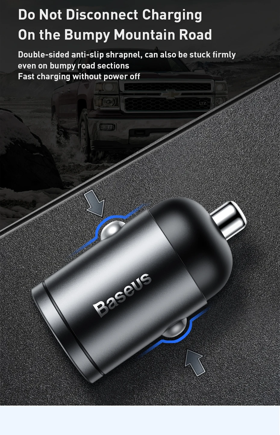 Baseus Car Charger Type-C Quick Charge 4.0 3.0 For Iphone Huawei Xiaomi Samsung PD 3.0 Fast Charging USB Phone Mini Charger 65w charger