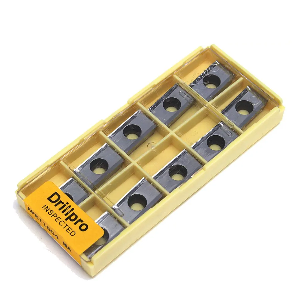 

10Pcs APKT1604PDFR-MA H01 Milling Insert Aluminum for CNC Turning Tool Cutting Cutter
