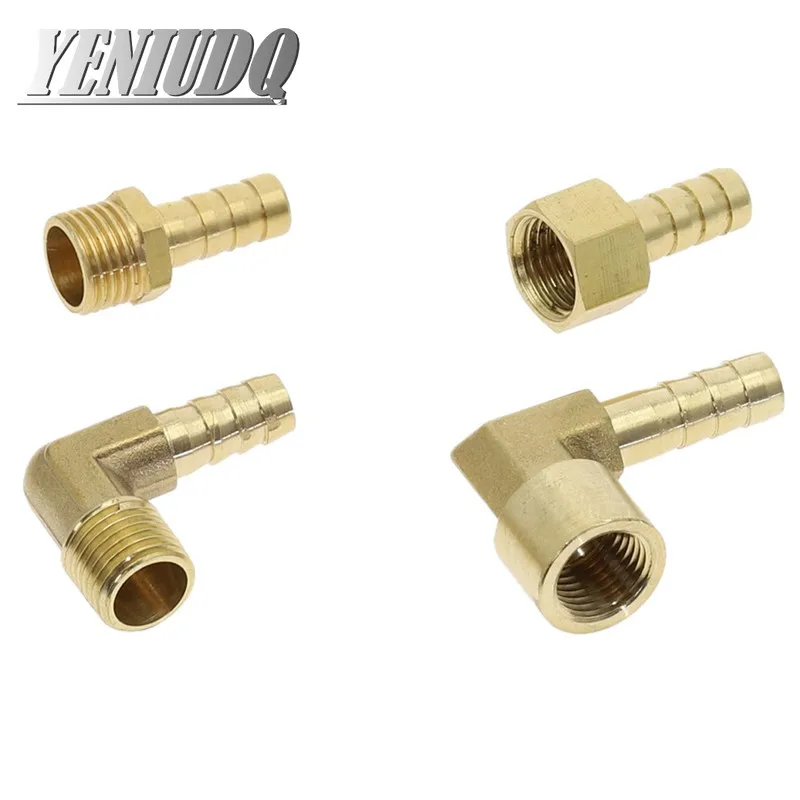 Hose Pipe Fitting Brass Hose Fitting 4mm-19mm Barb Tail 1/8" 1/4" 1/2" 3/8" BSP Female Thread Copper Connector Joint Coupler Adapter