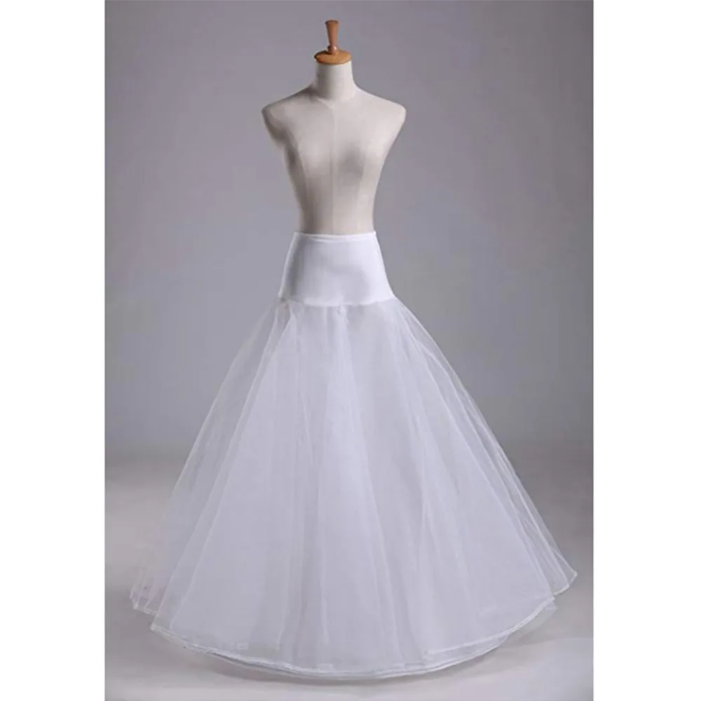 Новое поступление, высокое качество, Тюлевая юбка трапециевидной формы для свадьбы, Нижняя юбка для невесты, Кринолины для свадебного платья