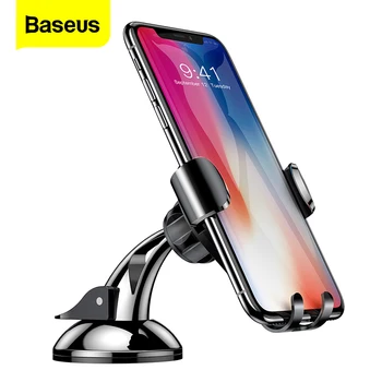 

Baseus Sucker Gravity Car Holder Adjustable Mobile Phone Holder Stand Phone For iPhone X Samsung Xiaomi Holder For Phone In Car