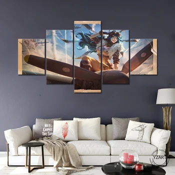 

League of Legends Irelia The Blade Dancer HD Game Poster Canvas painting LOL Bedroom Living Room decorative picture
