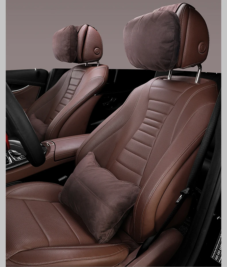 Подушка для автомобильного подголовника Maybach подушка шеи S-класса из мягкой замши