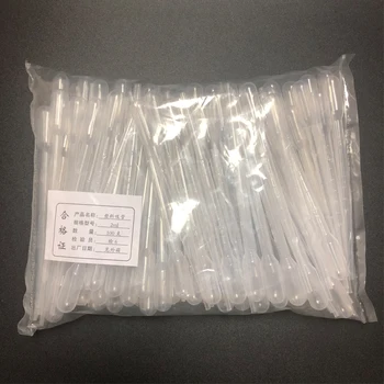 

500pieces/pack Clear Pipette Disposable Pipett Plastic Eye Dropper Transfer Graduated Pipettes for Lab Experiment Supplies