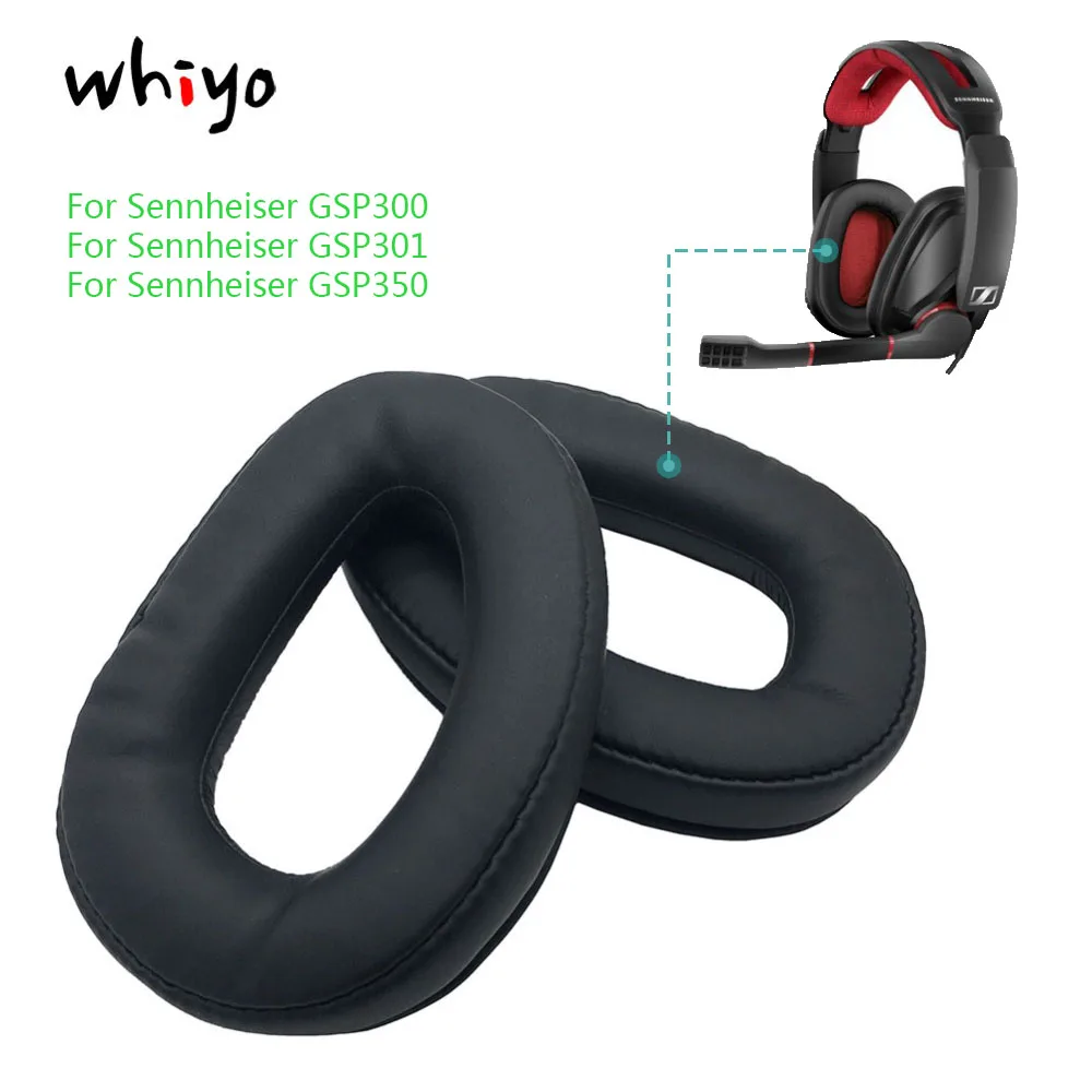 1 pair of Standard Replacement Earpad Ear Pads Soft Cushion for Sennheiser GSP300 GSP301 GSP350 Gaming Sleeve Headset