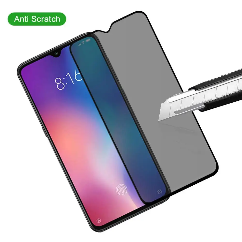 5D 9H полное покрытие конфиденциальности закаленное стекло для Huawei Mate 9 10 20 20X анти