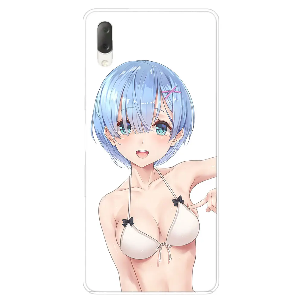 ; аниме «вновь ноль ОЗУ Rem Жесткий Чехол для sony Xperia L1 L2 L3 X XA XA1 XA2 ультра E5 XZ XZ1 XZ2 компактный XZ3 M4 Aqua Z3 Z5 премиум-класса - Цвет: 004