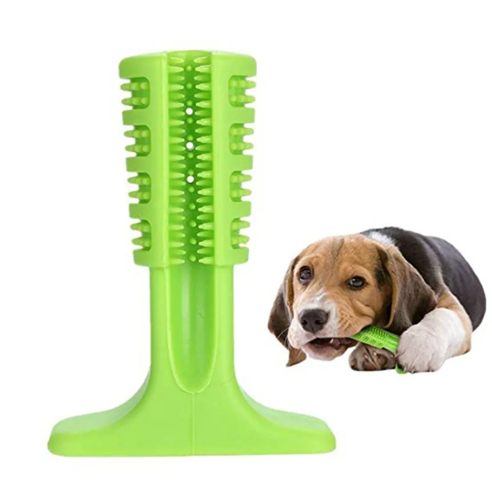 Dog Toy Ball Food Funny Toothbrush Stick Pet Dog Toys For Small Large Dogs Tooth Brush Bite Resistant Puppy Pet Chew Toys Rubber (14)