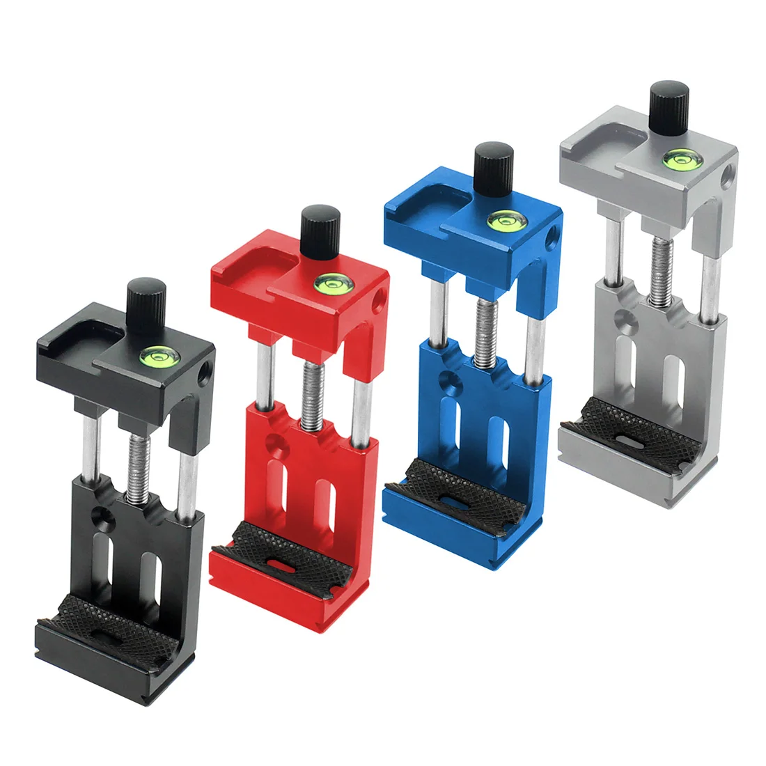 

BGNing XJ-8 Tripod Head Bracket Mobile Phone Holder Clip for Phone Flashlight Microphone With Spirit level and Cold Shoe Mount