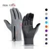 Winter Cycling Gloves Bicycle Warm Touchscreen Full Finger Gloves Waterproof Outdoor Bike Skiing Motorcycle Riding ► Photo 1/6