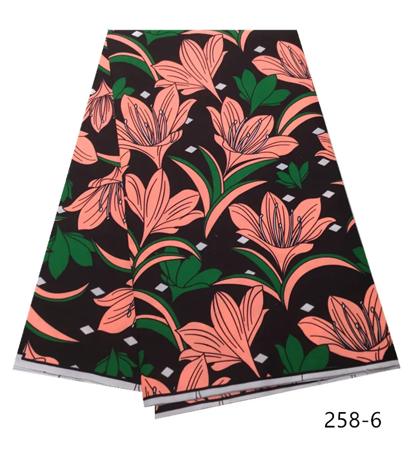 Анкара ткань африканская ткань торговля африканская ткань с принтом чистая ткань для свадебных платьев ткань африканская ткань 258