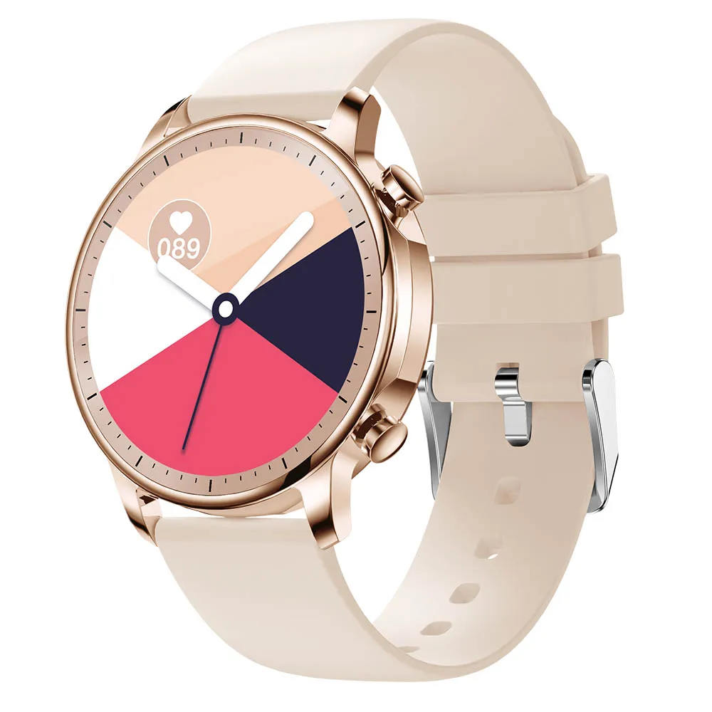 Смарт браслет V23 из силикагеля металлический водонепроницаемый с цветным