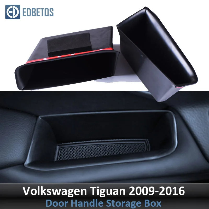 Tiguan аксессуары для Tiguan 2009 2010 2011 2012 2013 дверные ручки укладка коробка для хранения Контейнер держатель Tiguan