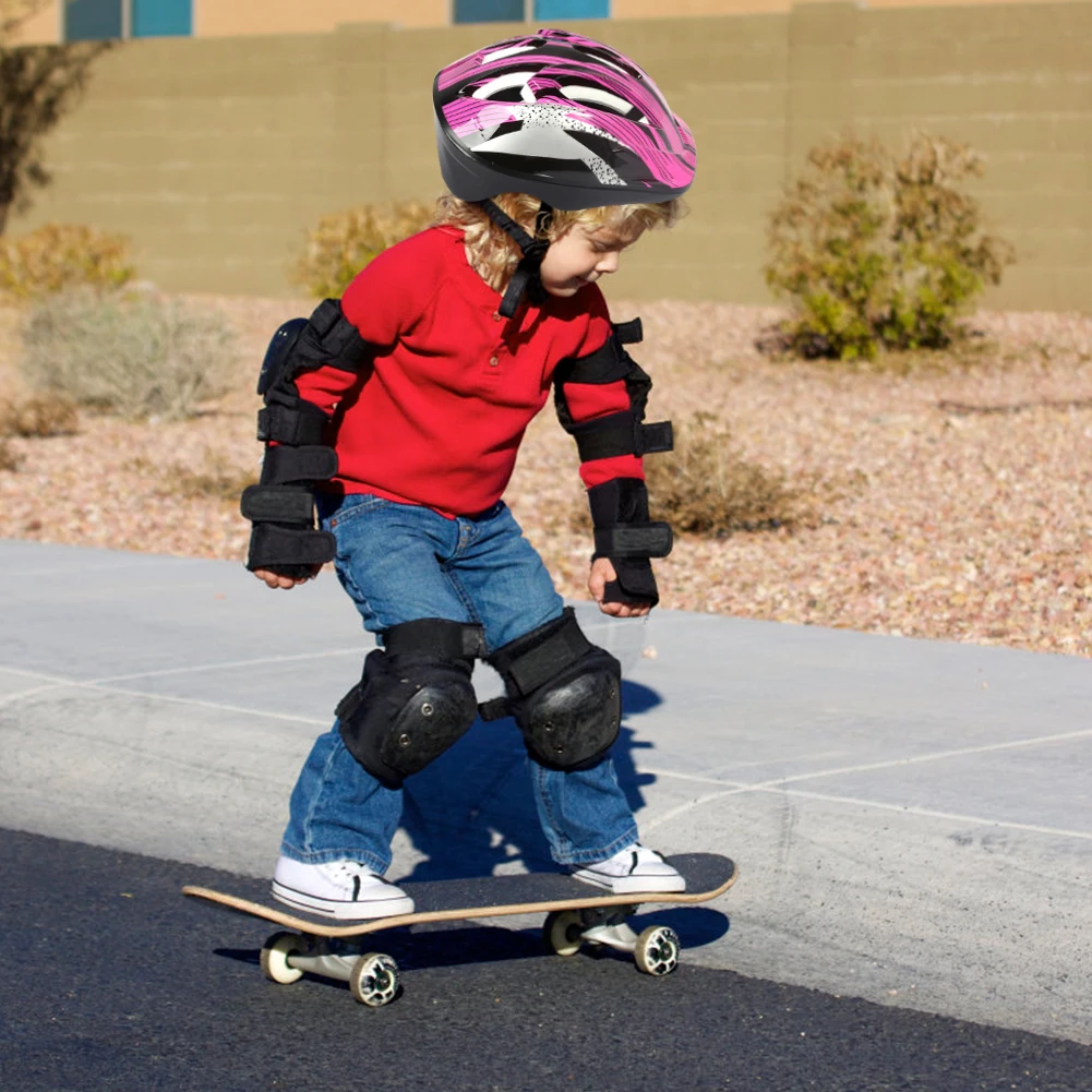 Scooter สเก็ตบอร์ด Roller สเก็ตขี่หมวกนิรภัยจักรยานขี่จักรยานอุปกรณ์เด็กหมวกกันน็อกจักรยานสำหรับ5-12ปี