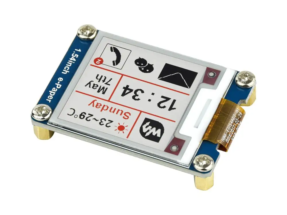 Электронная бумага Waveshare для Raspberry Pi/STM32 200x200 1 54 дюйма трехцветная