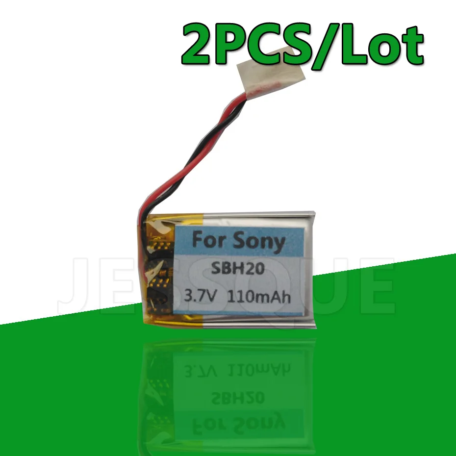Аккумулятор для наушников 2 шт./лот 110 мАч Sony SBH20 SBH-20 Bluetooth | Электроника