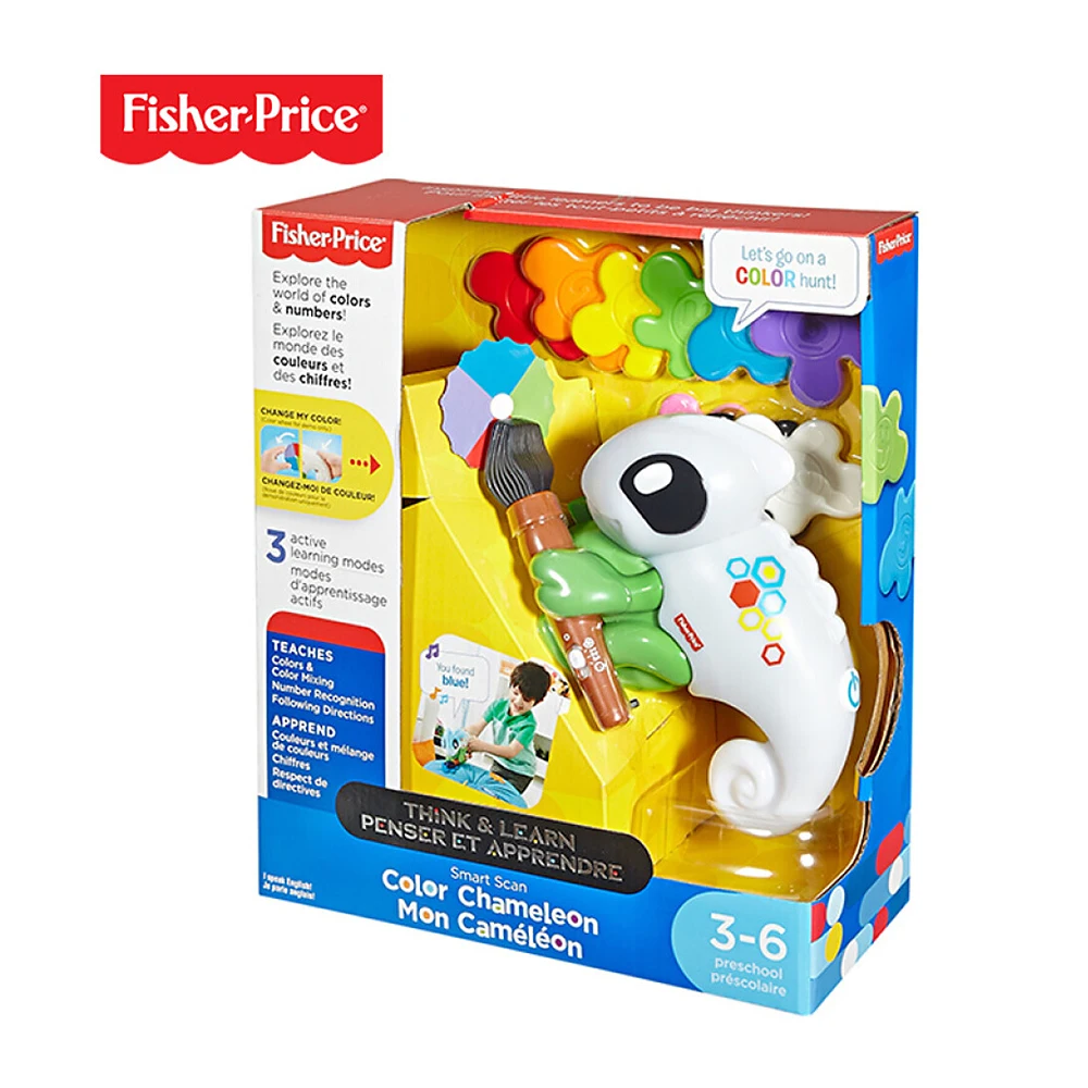 Details about   Fisher-Price Smart Scan Colour Changing Chameleon age 3-6 Yrs Chinese 中文 