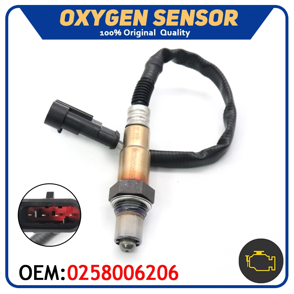 Соотношение топлива и воздуха автомобиля Lambda O2 кислородный датчик 0258006206 для Alfa
