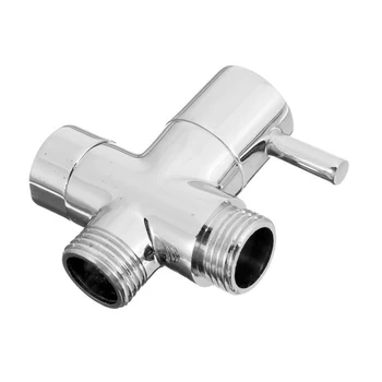 

High Quality Brass Multi Function 3 Way Shower Head Diverter Valve G1/2\" Three Function Switch Adapter Valve for Toilet Bidet