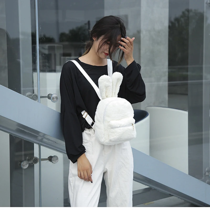 Kawaii Bunny Ears Korean Style Backpack