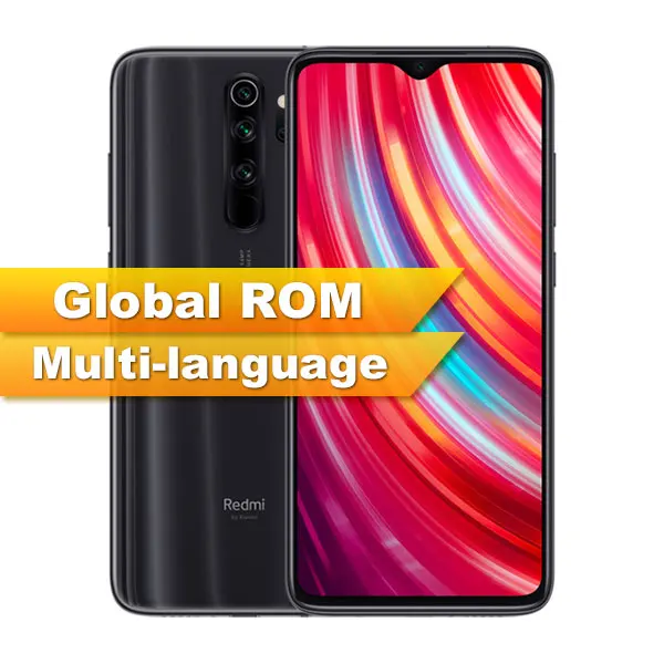 Смартфон Xiaomi Redmi Note 8 pro с глобальной прошивкой, 6 ГБ, 64 ГБ, MTK Helio G90T, 6,53 дюйма, 64 мп, четыре камеры заднего вида, аккумулятор 4500 мАч - Цвет: Grey Global ROM