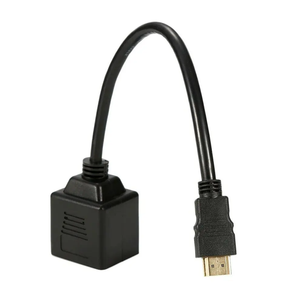 1 в 2 Выход 1080P HDMI Стандартный порт папа-2 Женский разделитель кабель адаптер