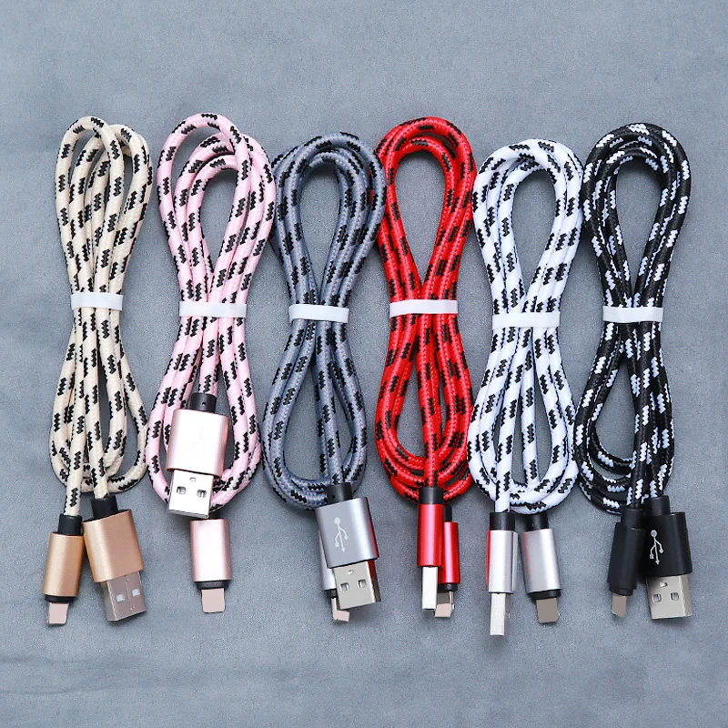 Type C Micro USB Cable Tape C QC 3.0 Fast Charging Cable 8 Pin Mobile Phone Cabo Quick Charge 3.0 Wire for Samsung Xiaomi Redmi