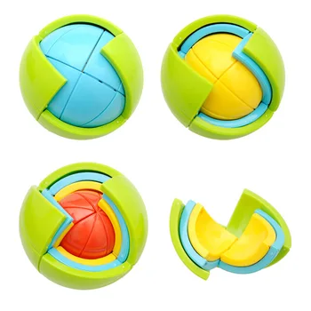 

Children Intelligent Development Toys Assembling 3d Three-dimensional Alpinia Oxyphylla The Ball Diy Magic Power Assembling The